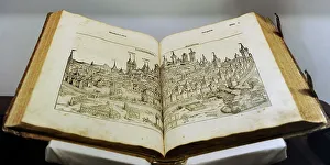Compilation Collection: Engraving depicting the city of Nuremberg. Nuremberg Chronic