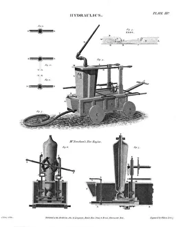 1811 Gallery: Engraving of Newshams fire engine