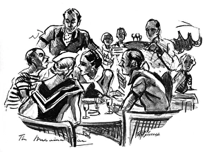 Aperitifs Collection: Enjoying aperitifs at the Miramar bar, Cannes