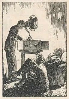 Evenings Prints: Enjoying the Radio 1926