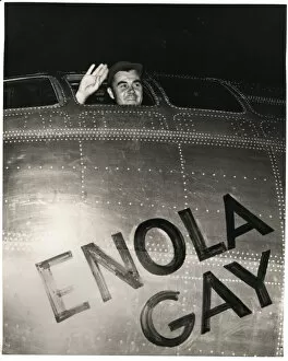 Enola Gay aircraft, atom bomb on Hiroshima, Japan 1945