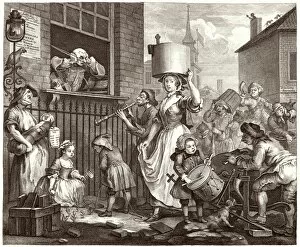 1741 Collection: Enraged Musician / Hogarth