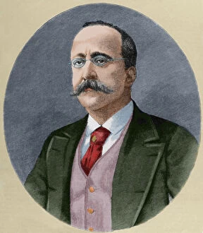 Enrique Collection: Enrique Hernandez ( Born 1828). Spanish journalist and edito