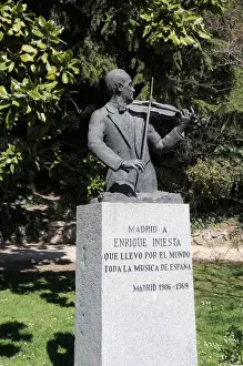 Enrique Prints: Enrique Iniesta Cano (1906-1969) Spanish musician. Monument