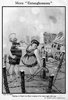 Images Dated 6th December 2016: More Entanglements by Bruce Bairnsfather, WW1 cartoon