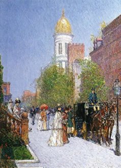 Impressionist Gallery: Entering a Carriage Date: 1890