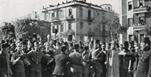 Enthusiasm on the eve of King Faruks wedding