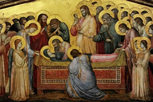 Angels Collection: The Entombment of Mary, by Giotto di Bondone