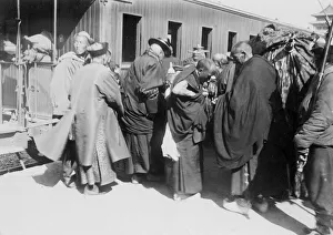 Entourage of Dalai Lama, Peking, Beijing, China 1908