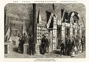 Booth Prints: Entrance to the Australian Section, Paris Exposition, 1867