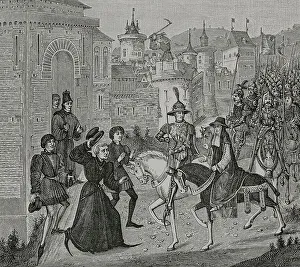 Romano Prints: Entrance into Avignon of the French King Louis