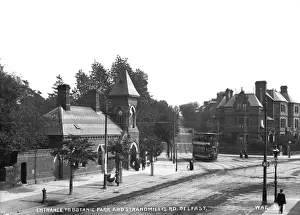 Elevated Prints: Entrance to Botanic Park and Stranmillis Rd. Belfast