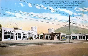 Affordable Gallery: Entrance to Camp Grande, El Paso, Texas, USA