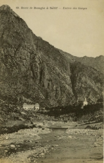 Steeple Gallery: Entrance to the canyon. Bougie, S鴩f, Algeria