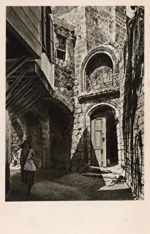 Templar Prints: The Entrance to a Chivalric Church - Rhodes, Greece