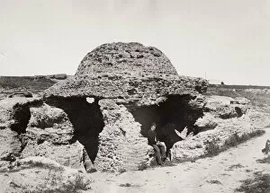 Entrance to the Cisterns of Malga, Carthage, Tunisia