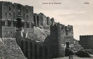 Entrance to the Citadel - Aleppo, Syria
