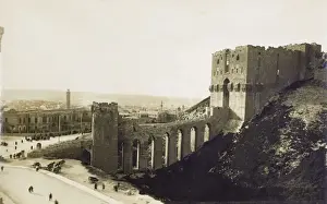 Citadel Prints: Entrance to the Citadel, Aleppo, Syria