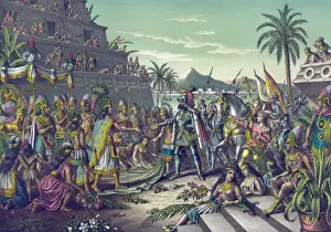 Entrance of Cortez into Mexico