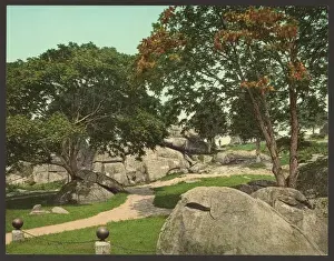 Gettysburg Prints: Entrance to Devils Den, Gettysburg