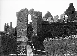 Entrance to Dunluce Castle, Co. Antrim Entrance to Dunluce Castle, Co. Antrim