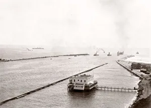 Entrance to Durban Harbour, South Africa