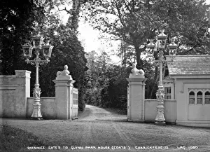 Mansion Prints: Entrance Gates to Glynn Park House (Coats ), Carrickfergus