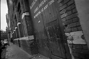 Entrance to a goods yard, Belfast, Northern Ireland