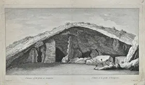 Grotto Prints: Entrance to the Grotto of Antiparos