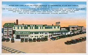 Diners Prints: Entrance to Hackneys, Atlantic City, New Jersey, USA