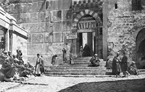 Israel Prints: Entrance to the Haram, Hebron, West Bank, Palestine