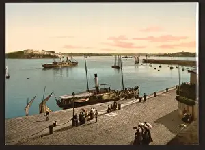 Malo Prints: Entrance to harbor, St. Malo, France