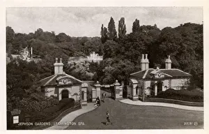 Leamington Prints: The Entrance, Jephson Gardens, Warwickshire