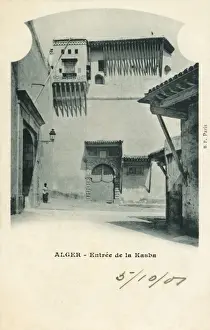 Algiers Prints: Entrance to the Kasbah - Algiers, Algeria