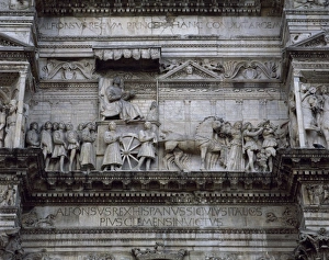 Alphonso Gallery: Entrance to King Alfonso V of Aragon (1396-1458) in