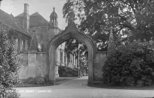 Stonework Prints: Entrance to Lacock Abbey