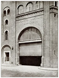 Arched Gallery: Entrance to Loading Dock, Pilkington Ltd, North London