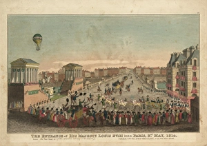 Images Dated 7th December 2011: Entrance of Louis XVIII into Paris
