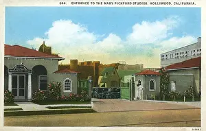 Pickford Prints: Entrance, Mary Pickford Studios, Hollywood, USA