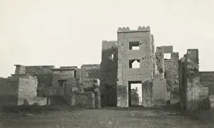 Rameses Prints: Entrance to the Medinet Habu Temple near Luxor, Egypt