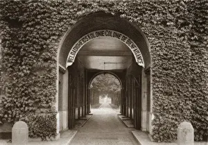 Merksplas Prints: Entrance to Merxplas Labour Colony, Belgium