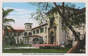 Palmas Prints: Entrance to north wing, Agua Caliente, Tijuana, Mexico