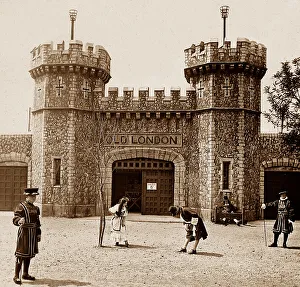 Shepherds Prints: Entrance to Old London, Franco British White City