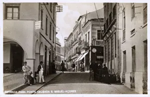 Acores Collection: Entrance to Ponta Delgada, Sao Miguel Island, Azores