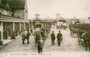 Pontoon Prints: Entrance to Pontoon, Cowes, Isle of Wight