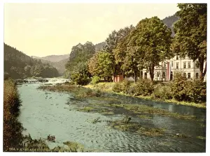 Blankenburg Prints: Entrance to Schwarza Valley, Blankenburg, Thuringia, Germany