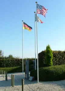 Admirals Gallery: Entrance to site of German POW Camp Foucarville