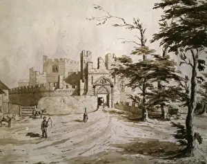 Donats Prints: Entrance to St Donats Castle