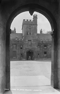 Stonework Prints: Entrance to St. John's College, Oxford