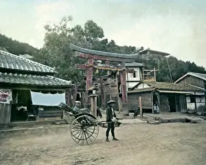 Entrance to Suwayama Temple, Kobe, Japan